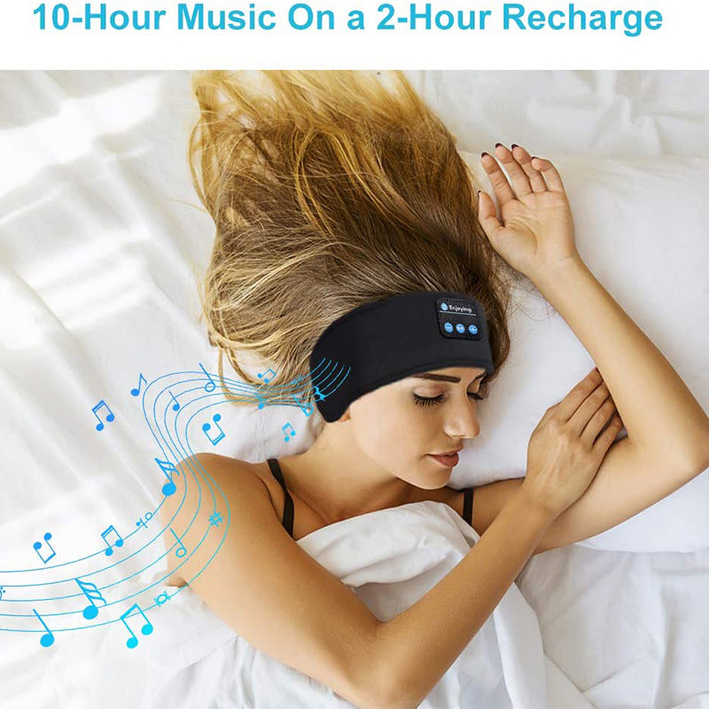 Thin And Soft Wireless Bluetooth Headphone For Sleeping & Sporting  2-in-1