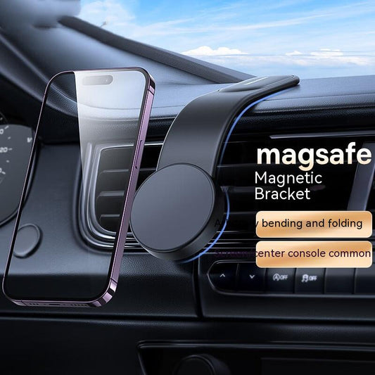 Magnetic Bendable Car Holder Wireless Charger Phone Mount
