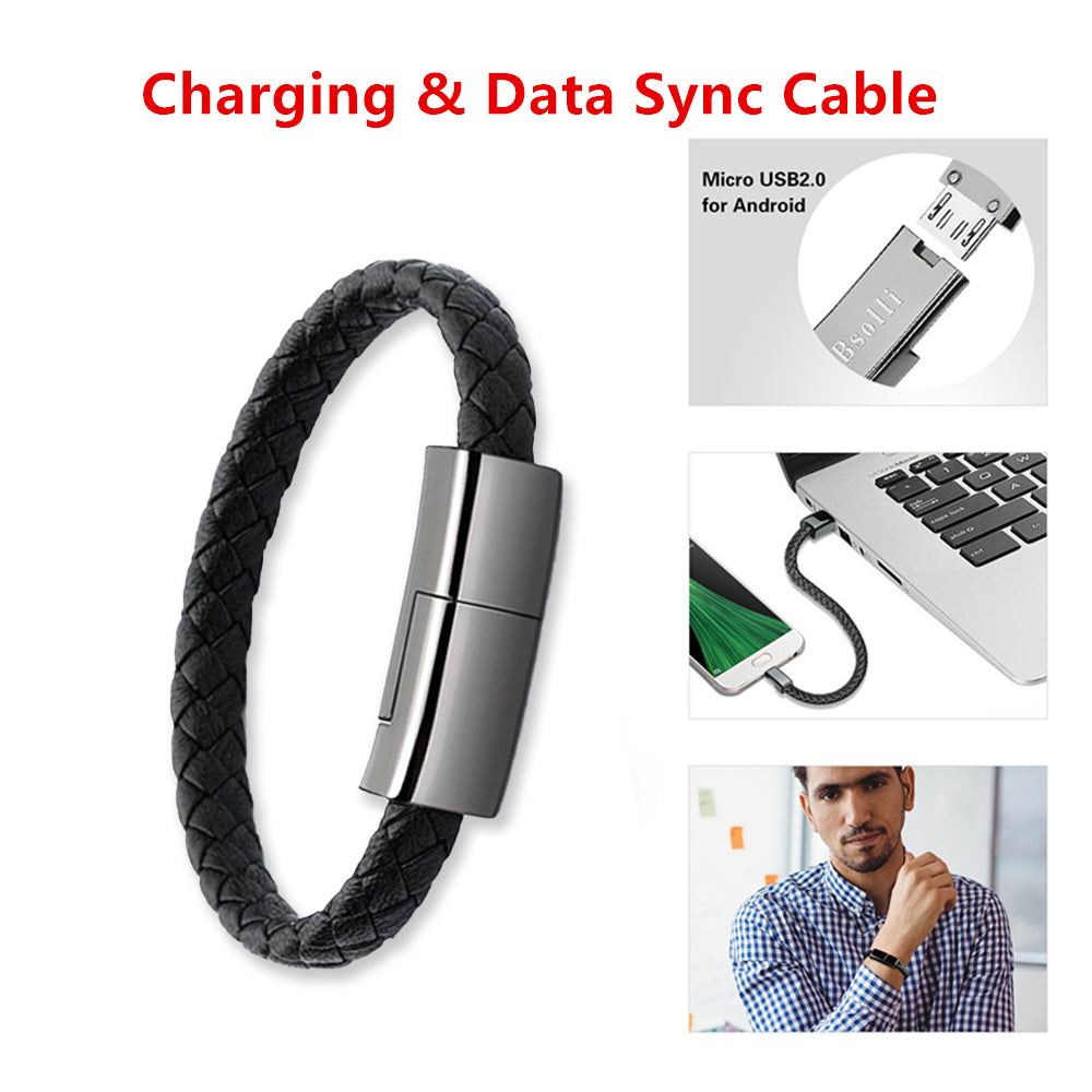 New Bracelet Charger USB Charging & Data Sync Cable
