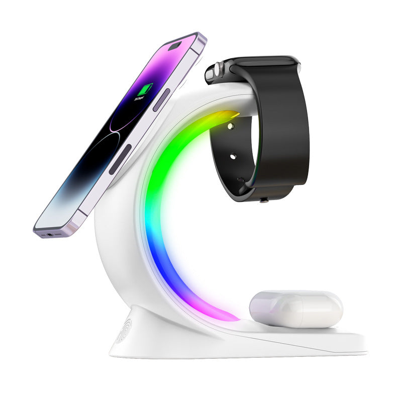 Magnetic Wireless Charger For AirPods iPhone Watch